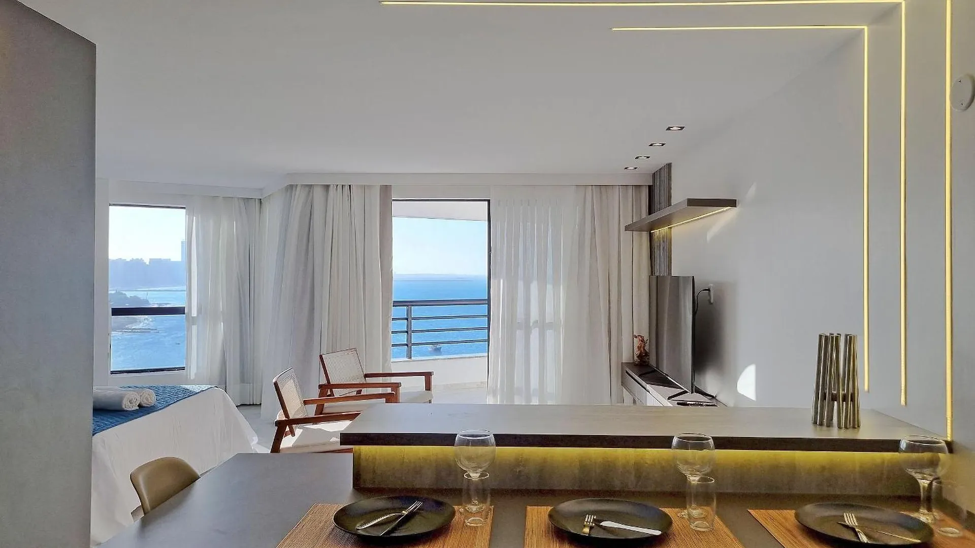 Iate Plaza #1404 - Studio Vista Mar Por Carpediem Fortaleza  Brazil